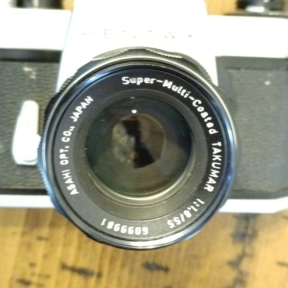 Asahi Pentax Spotmatic SP II 35mm SLR Camera Takumar 55mm 1.8 Lens Japan R2